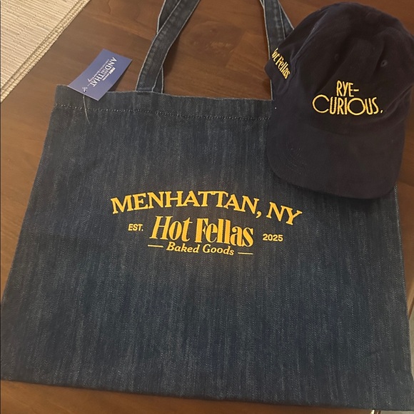Hot Fellas SATC cap and tote BNWT